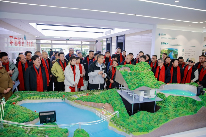 匠心筑基 蓄势未来——镇江泰州商会探访句容抽水蓄能电站(图1)